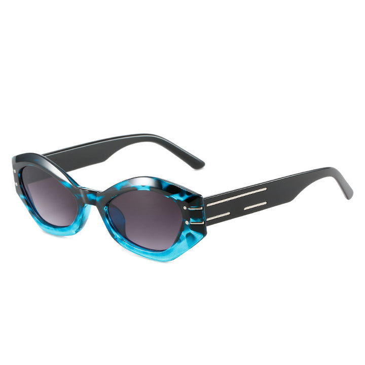 Ladies stylish designer sunglasses with unique frame construction Stornfield