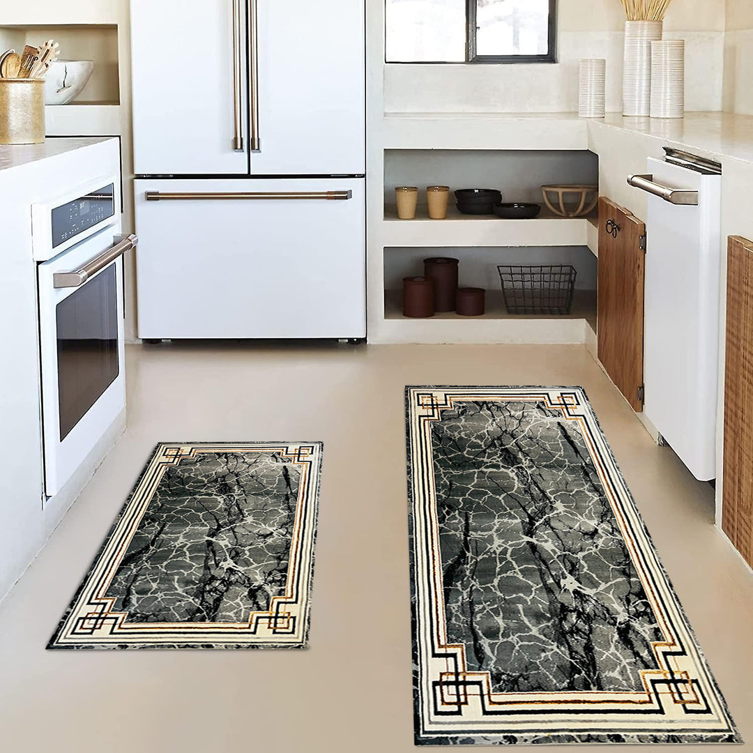 Vintage-Inspired Kitchen Mat Set Stornfield