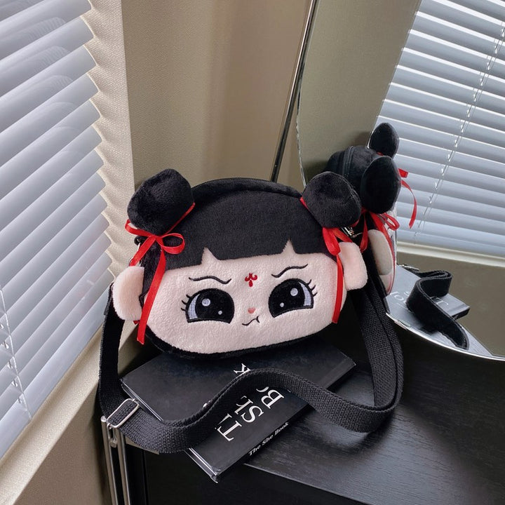 Cute Plush Character Shoulder Bag