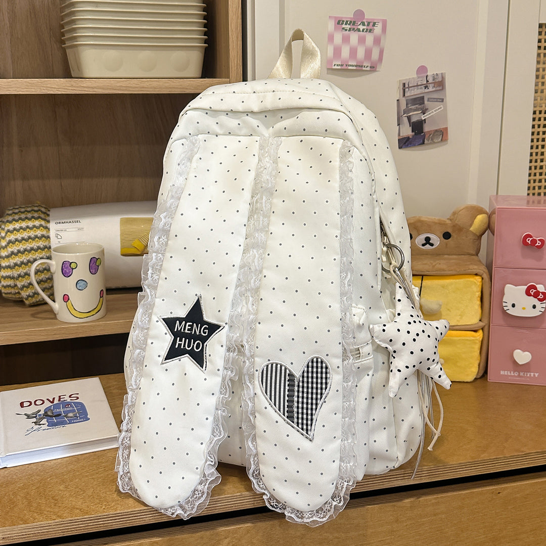 Playful Decorative Patchwork Backpack Stornfield