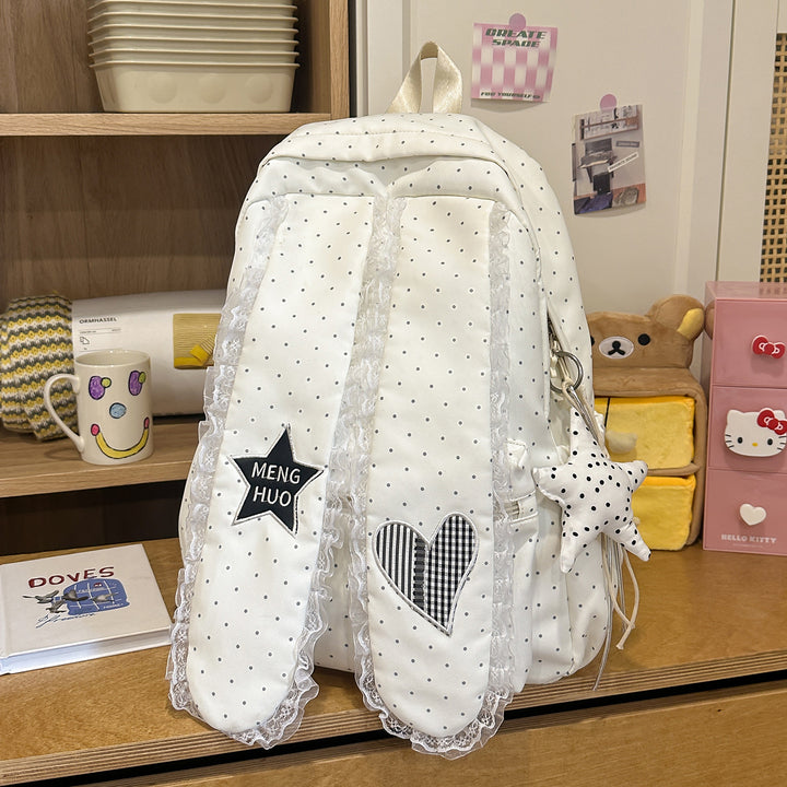 Playful Decorative Patchwork Backpack Stornfield
