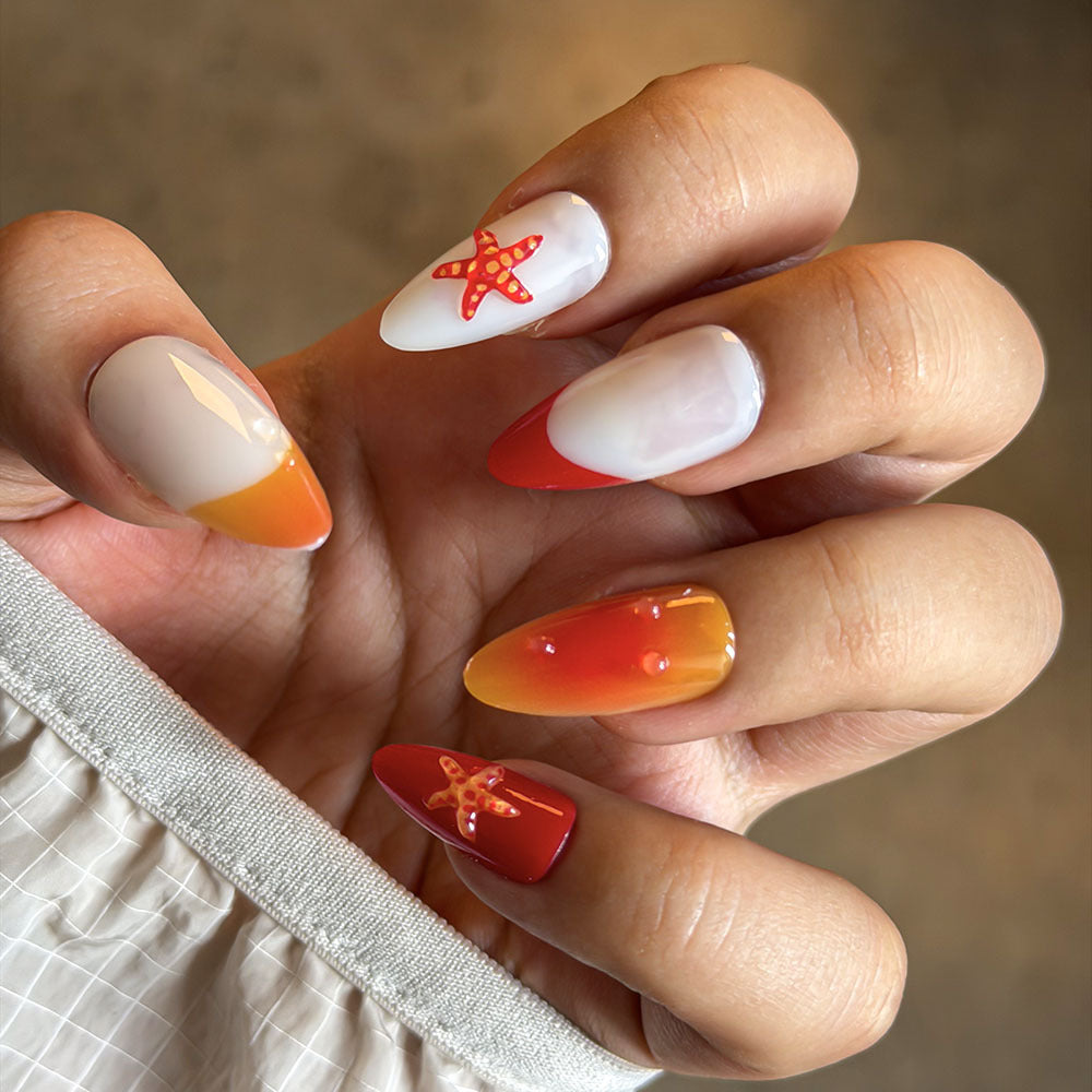 Coastal Breeze Press-On Nail Collection Stornfield