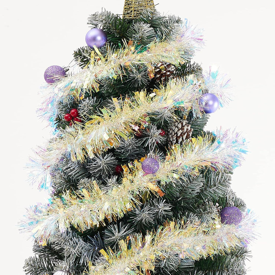 Glittering Tinsel Garland Decoration Stornfield