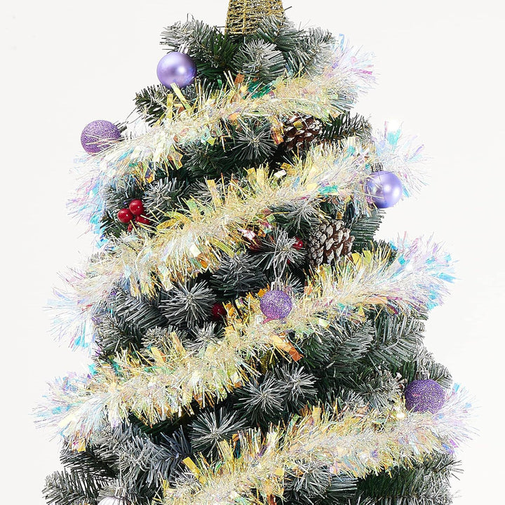 Glittering Tinsel Garland Decoration Stornfield