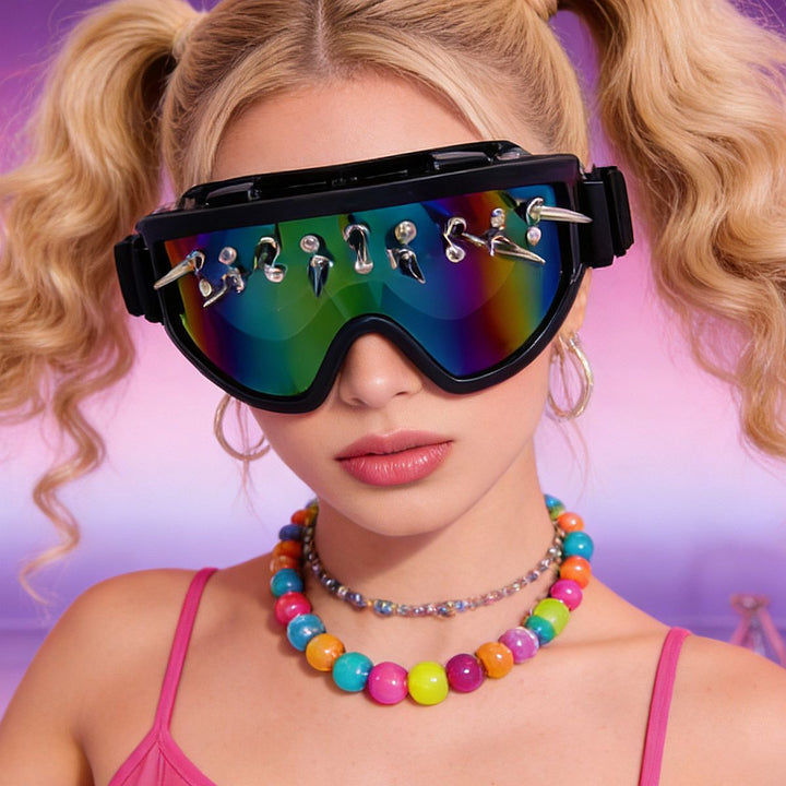 Women's sporty goggles with punk-inspired design Stornfield