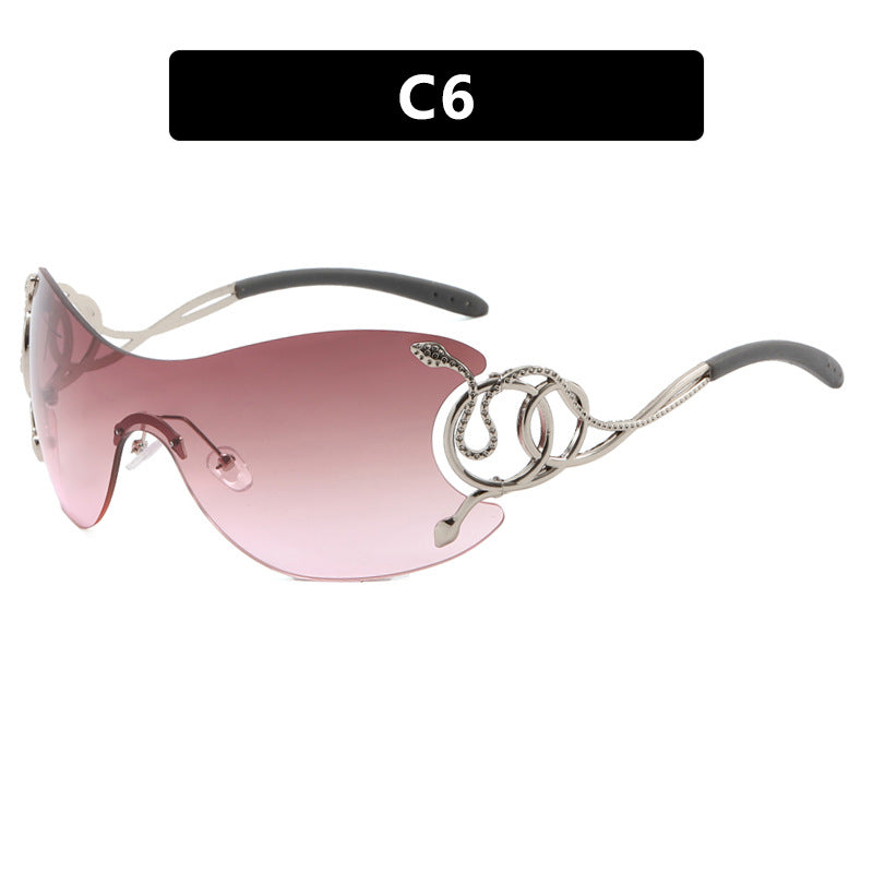 Women’s futuristic sunglasses with playful design Stornfield