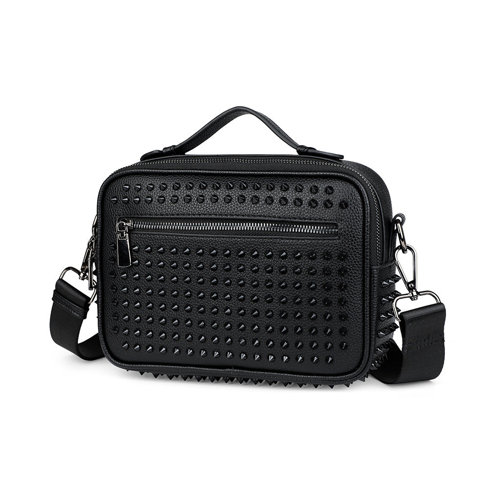 Edgy Studded Crossbody Bag