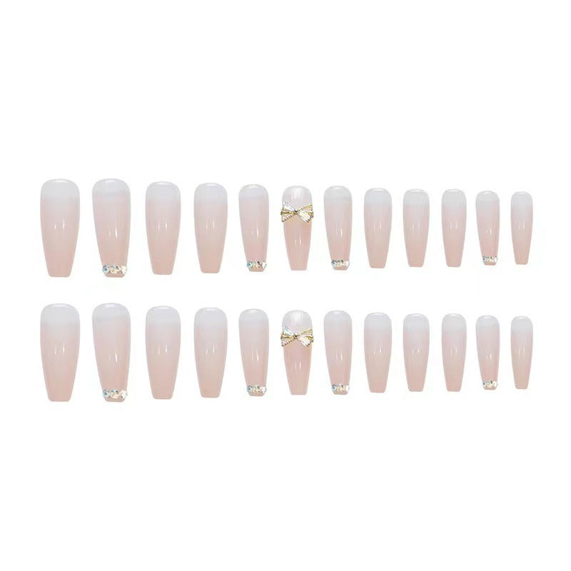 Artificial nails with elegant rhinestone embellishments Stornfield