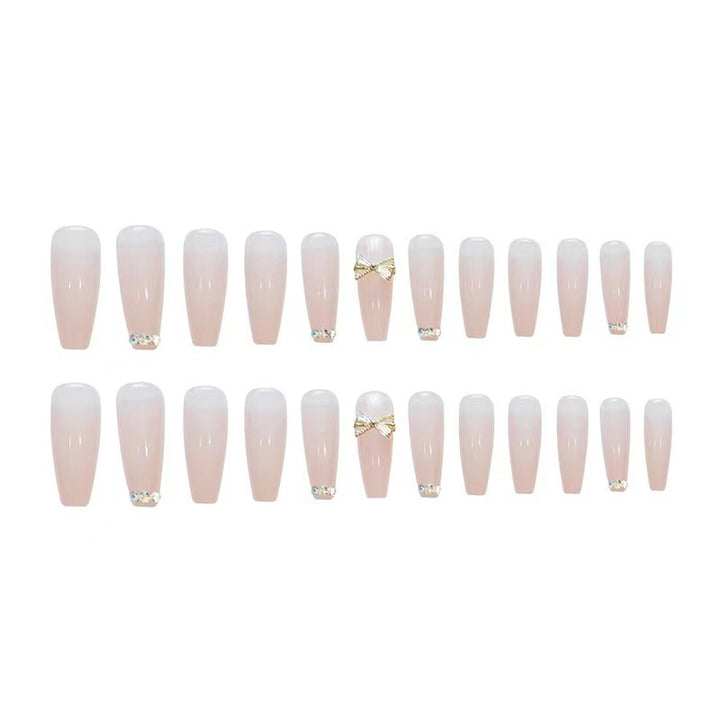 Artificial nails with elegant rhinestone embellishments Stornfield