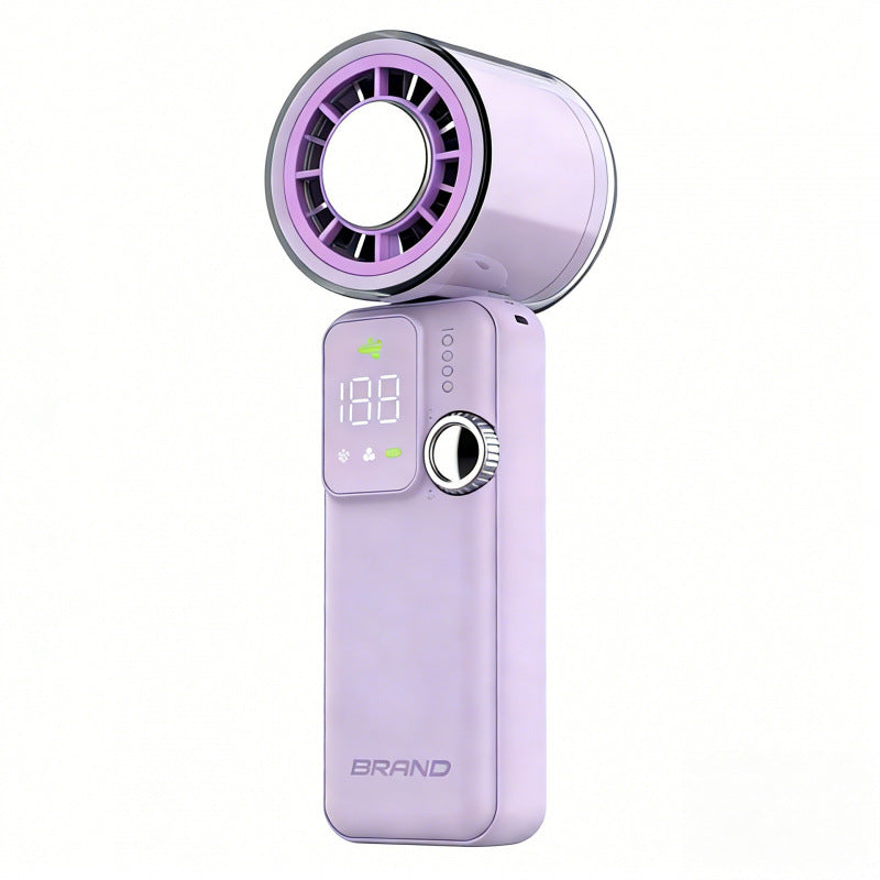 Women's Portable Mini Cool Fan with Digital Temperature Display Stornfield