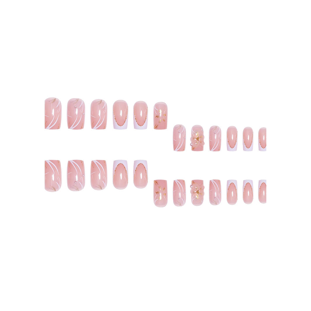 Elegant Nail Art Press-On Set Stornfield