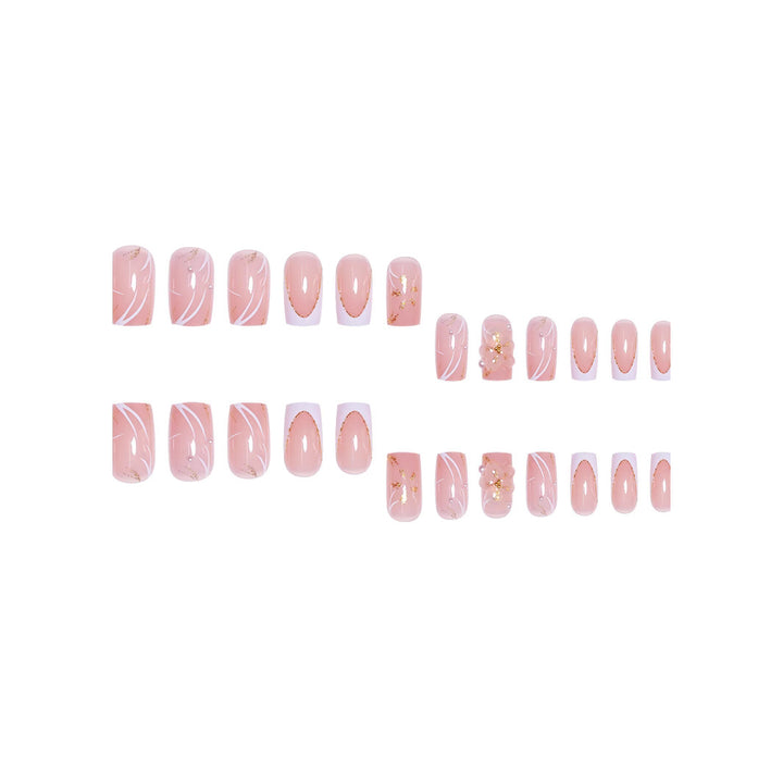 Elegant Nail Art Press-On Set Stornfield