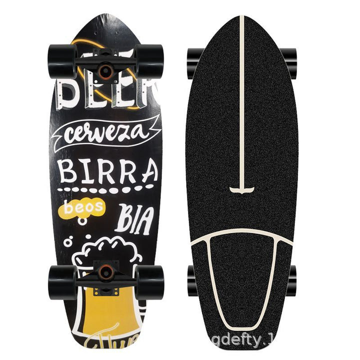 Artistic Lion Design Skateboard Stornfield