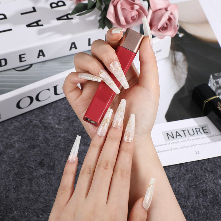 Artificial nails in elegant geometric design Stornfield