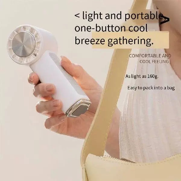 Ladies one size wearable bladeless personal fan with adjustable tilt angle and silent motor with three speeds Stornfield