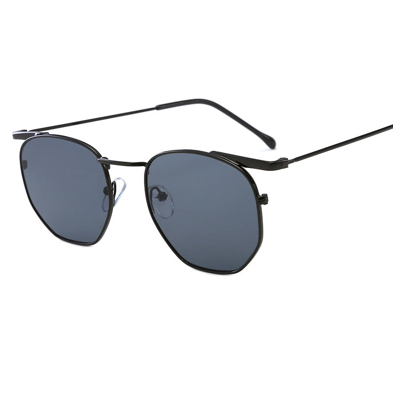 Women's fashionable rectangular glasses with elegant metal frame Stornfield