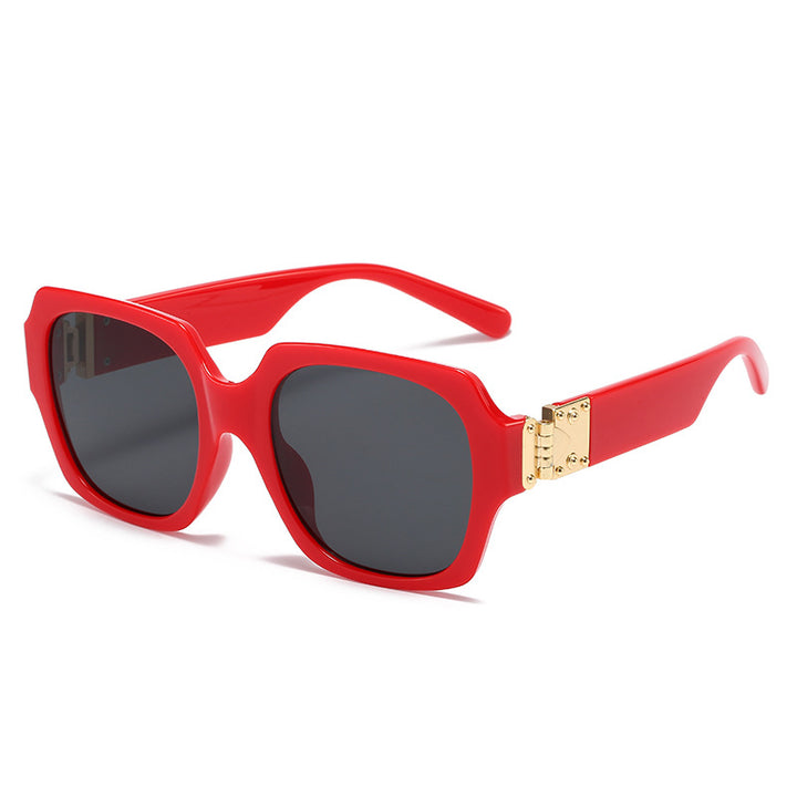 Women's fashionable oversized sunglasses with luxurious metal elements Stornfield