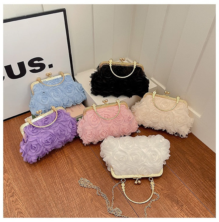 Floral Embellished Evening Clutch
