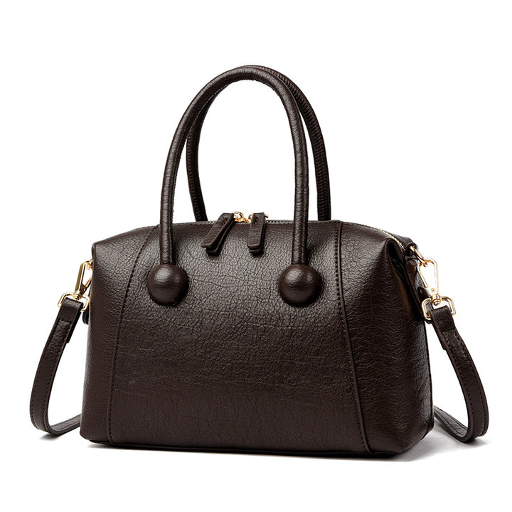 Stylish Textured Handheld Satchel Stornfield