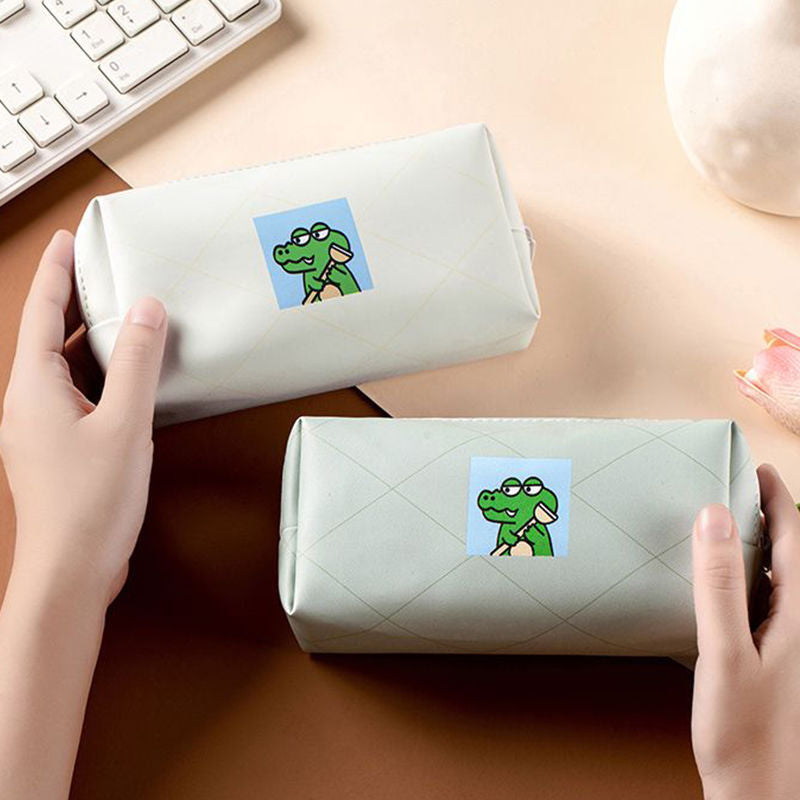 Creative Cartoon-Themed Zippered Pencil Case