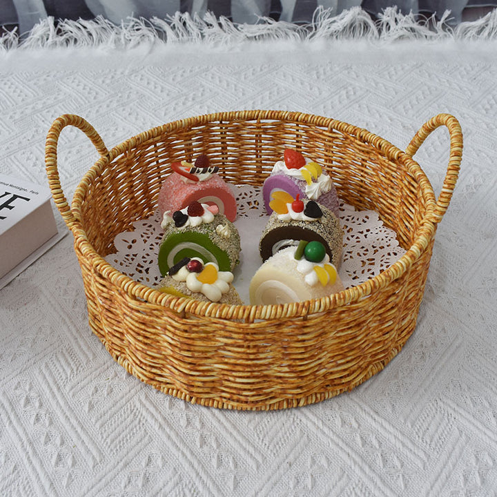 Handwoven Natural Rattan Storage Baskets Set Stornfield