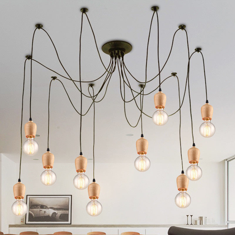 Bohemian Multi-Bulb Pendant Light