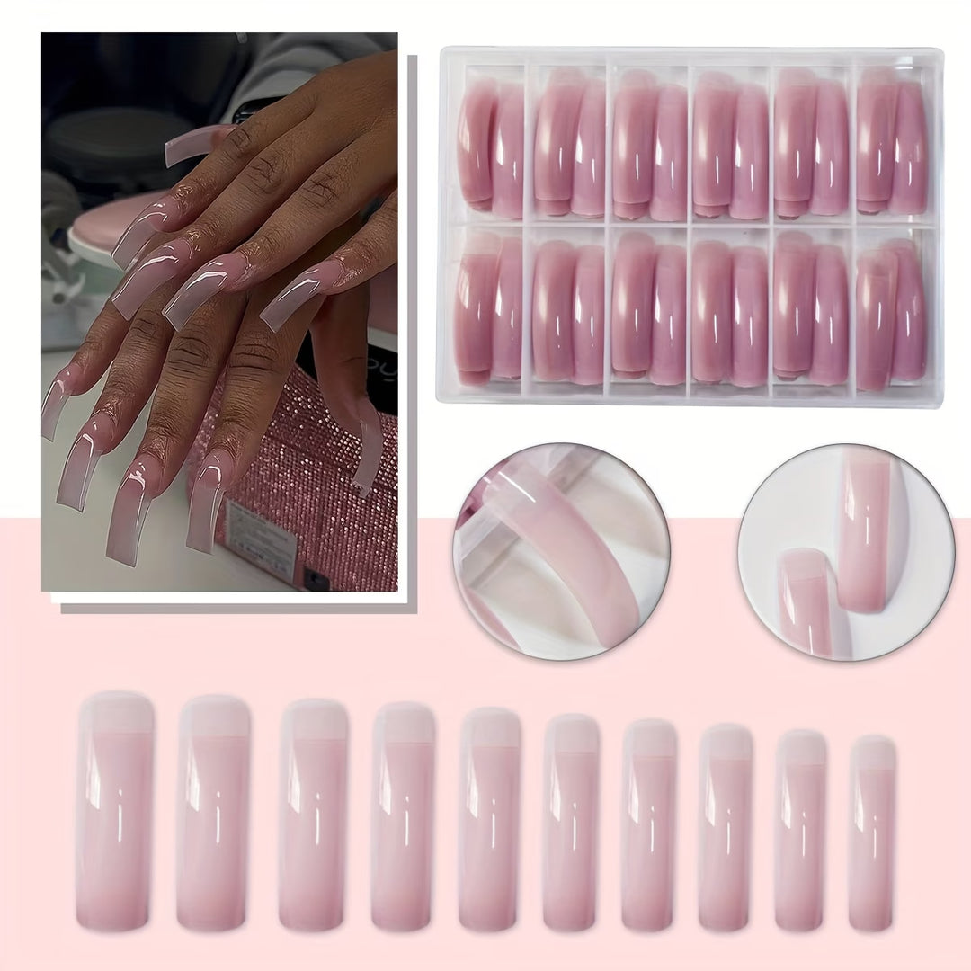 Long Coffin Nail Extensions Stornfield