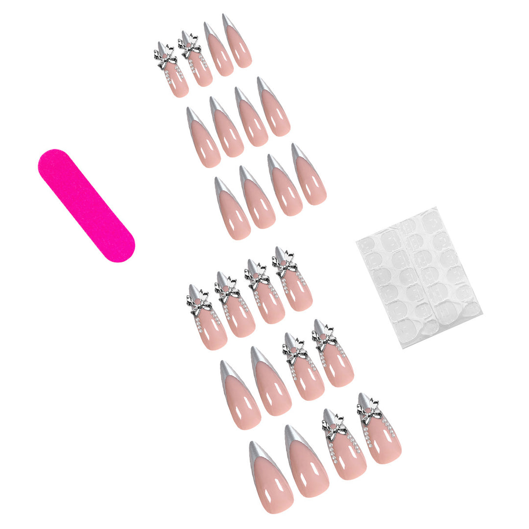 Glamorous artificial nails with decorative accents Stornfield