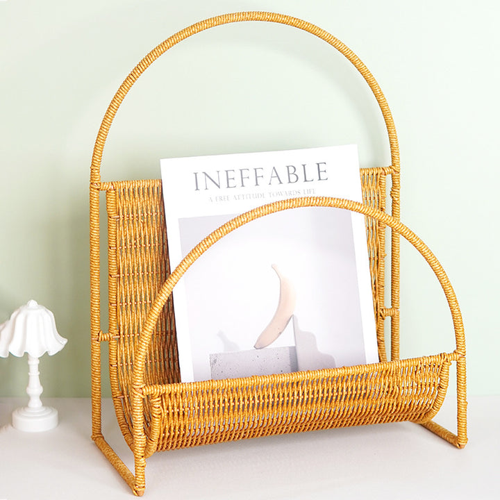 Stylish Woven Magazine Rack Stornfield