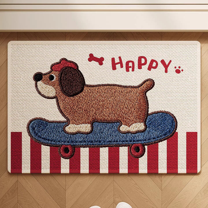 Adorable Dog-Themed Non-Slip Bath Mat