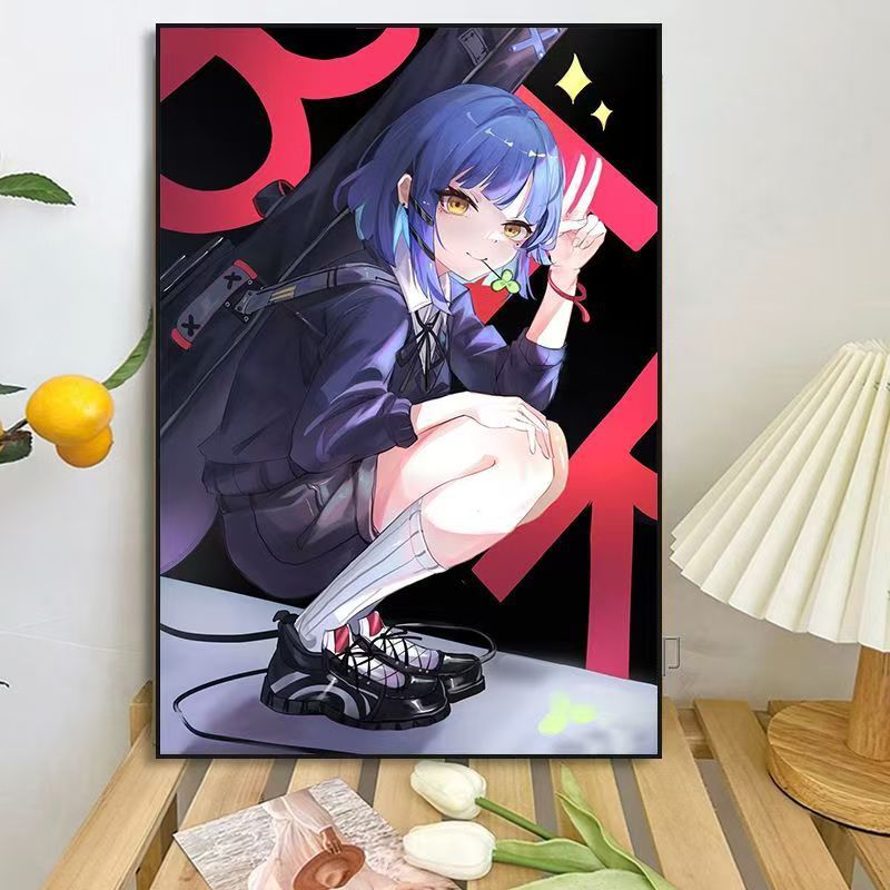 Anime-Inspired Character Wall Art Print Stornfield