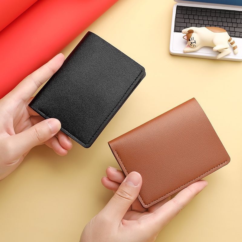 Premium Leather Business Card Holder Stornfield