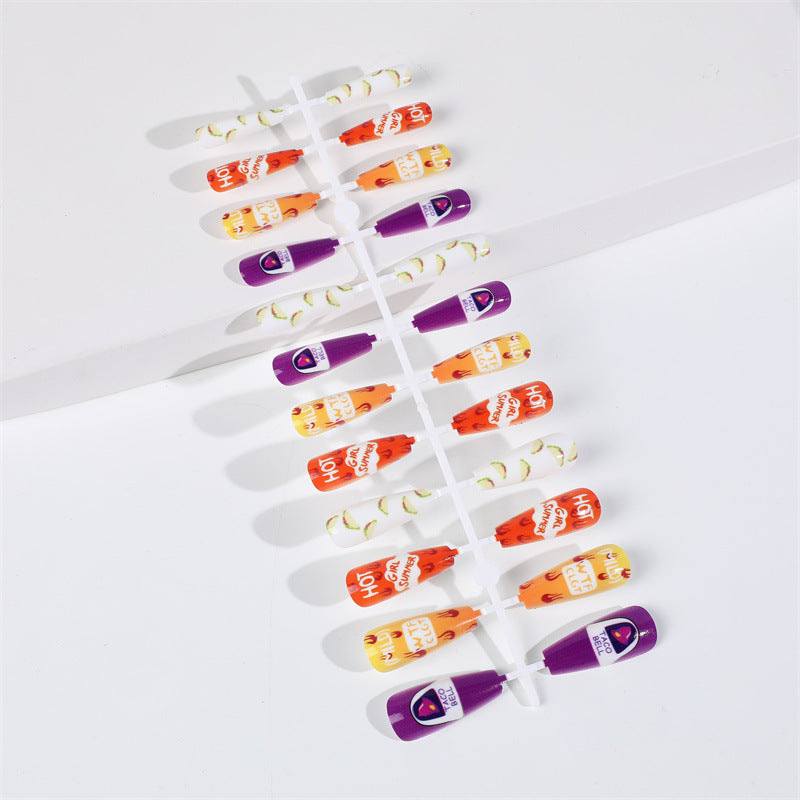 Creative artificial nails with colorful and unique designs Stornfield
