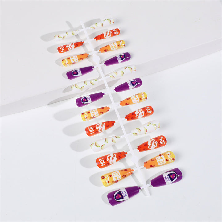 Creative artificial nails with colorful and unique designs Stornfield