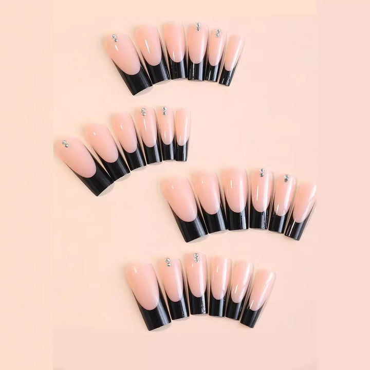 Artificial nails with glitter and elegant accents Stornfield