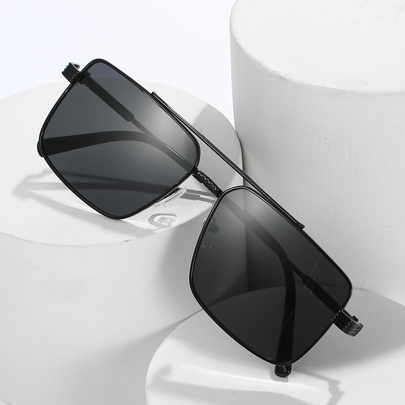 Elegant Oversized Square Frame Sunglasses Stornfield