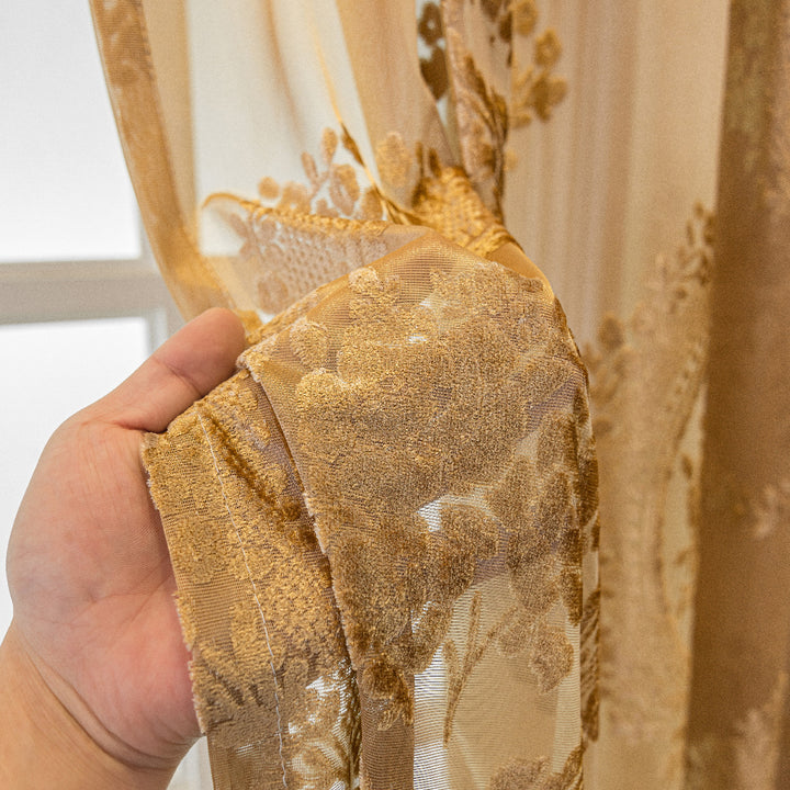 Elegant Sheer Lace Curtains Stornfield