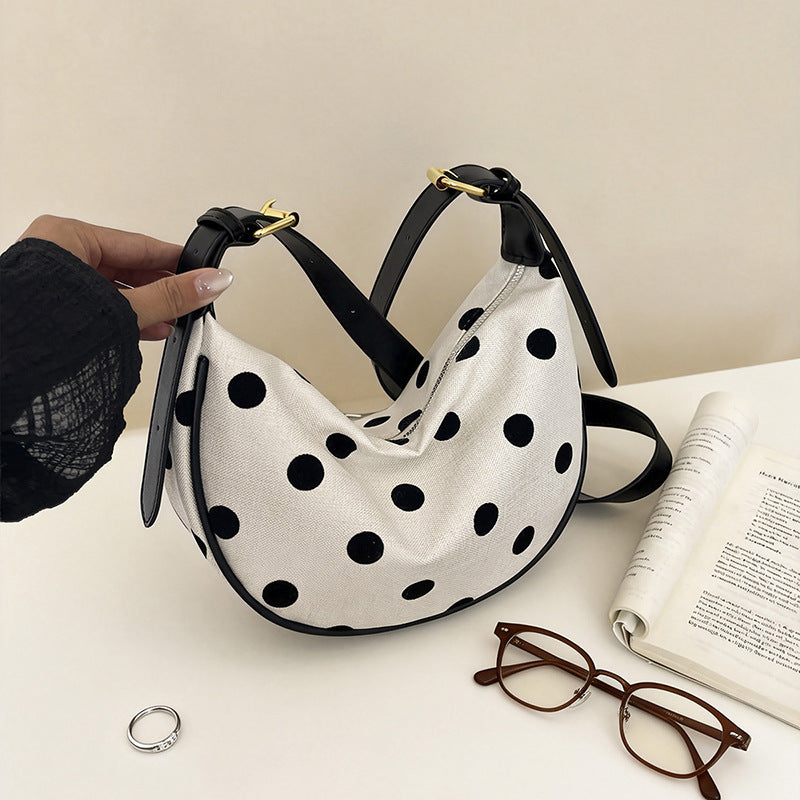 Casual Polka Dot Shoulder Bag