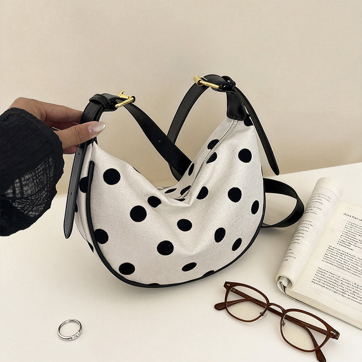 Casual Polka Dot Shoulder Bag