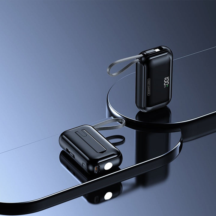 Portable power bank with compact charging and innovative carrying bag Stornfield
