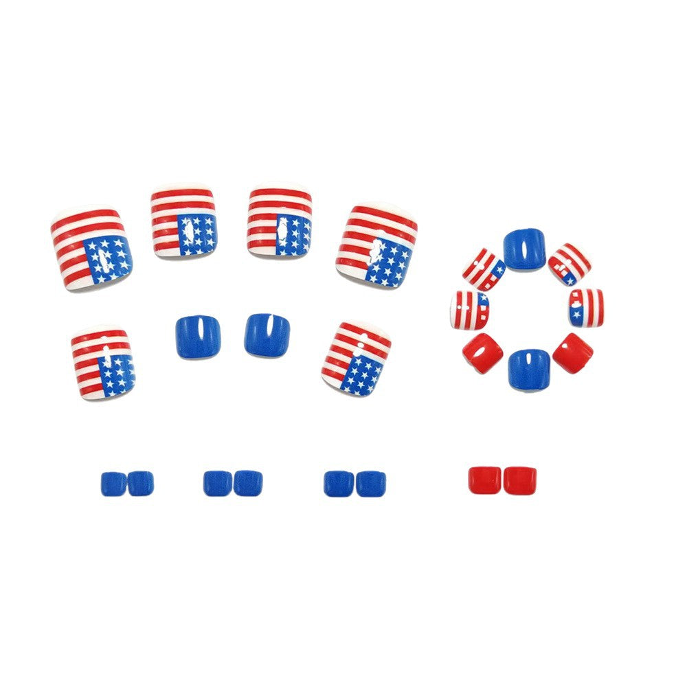 Nail art with patriotic motif Stornfield