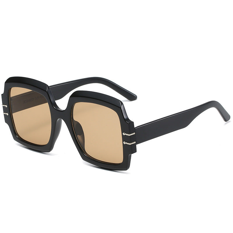 Women's Fashion Oversized Sunglasses with Animal Print Stornfield