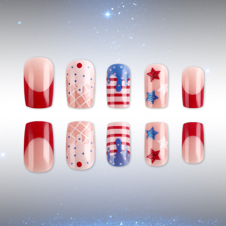 Creative Ice Cream-Themed Press-On Nails Stornfield