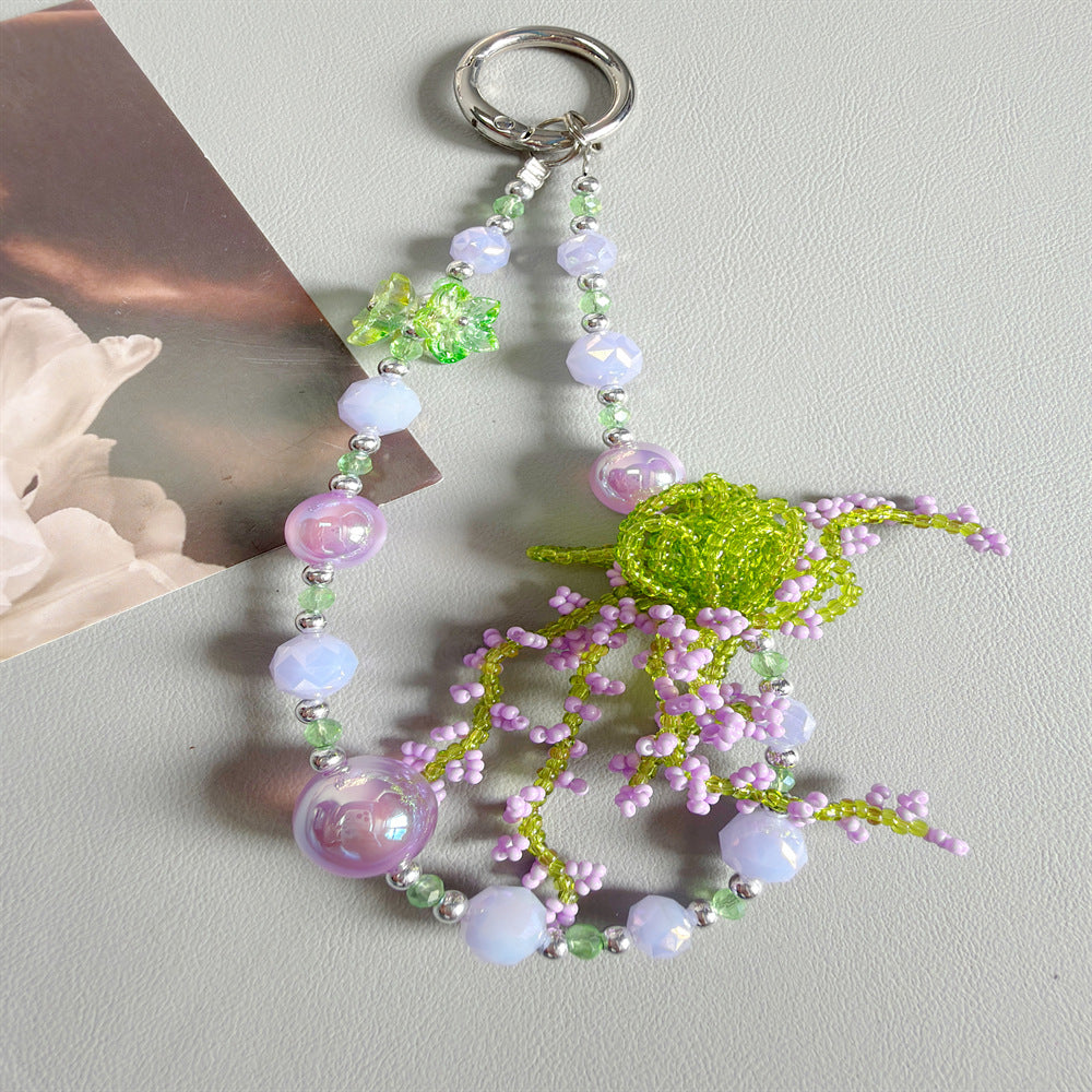 Floral Acrylic Charm Keychain Stornfield