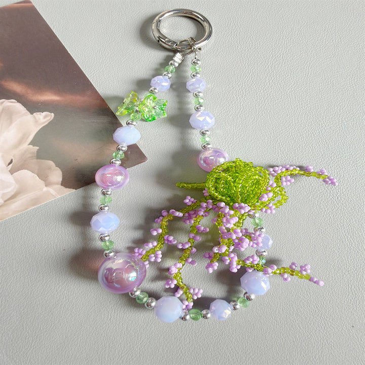 Floral Acrylic Charm Keychain Stornfield