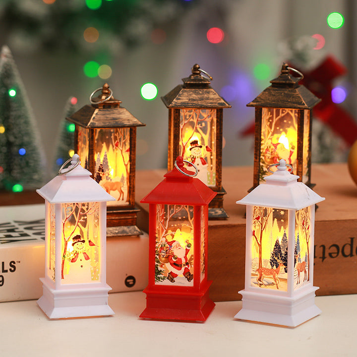 Nostalgic Christmas lantern with LED light Stornfield