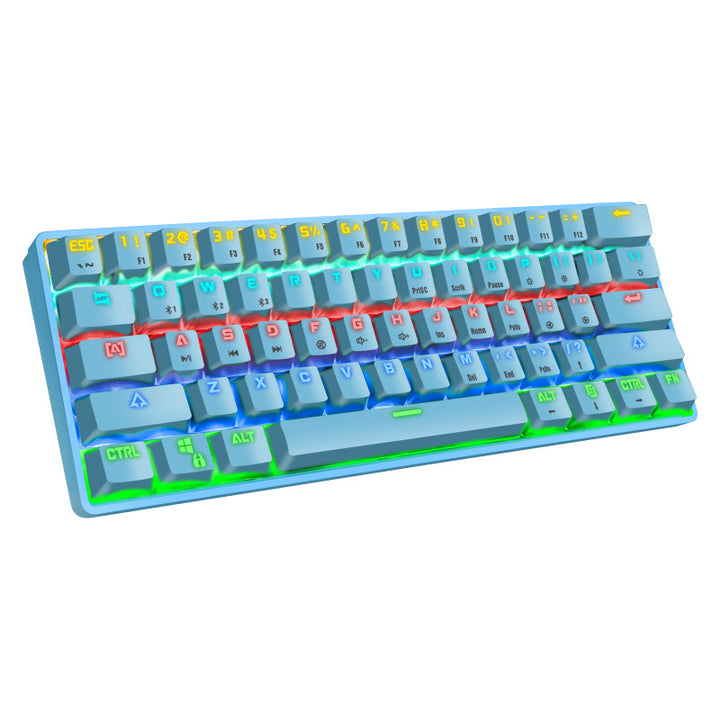 Compact Mechanical Gaming Keyboard with Backlit Keys Stornfield