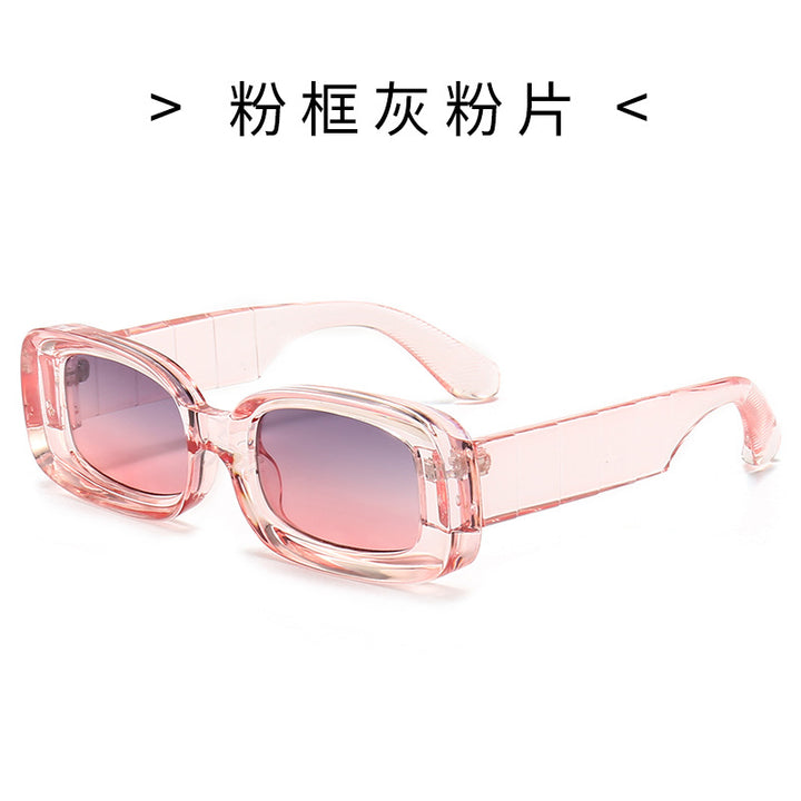 Women's Square Sunglasses with Transparent Frame Stornfield