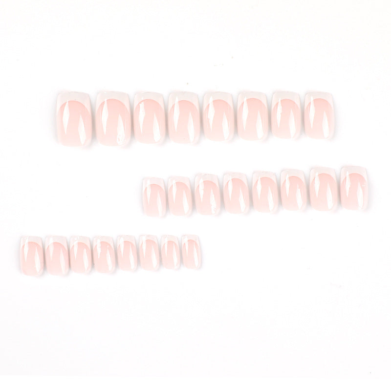 Elegant Nail Extensions with French Design Stornfield