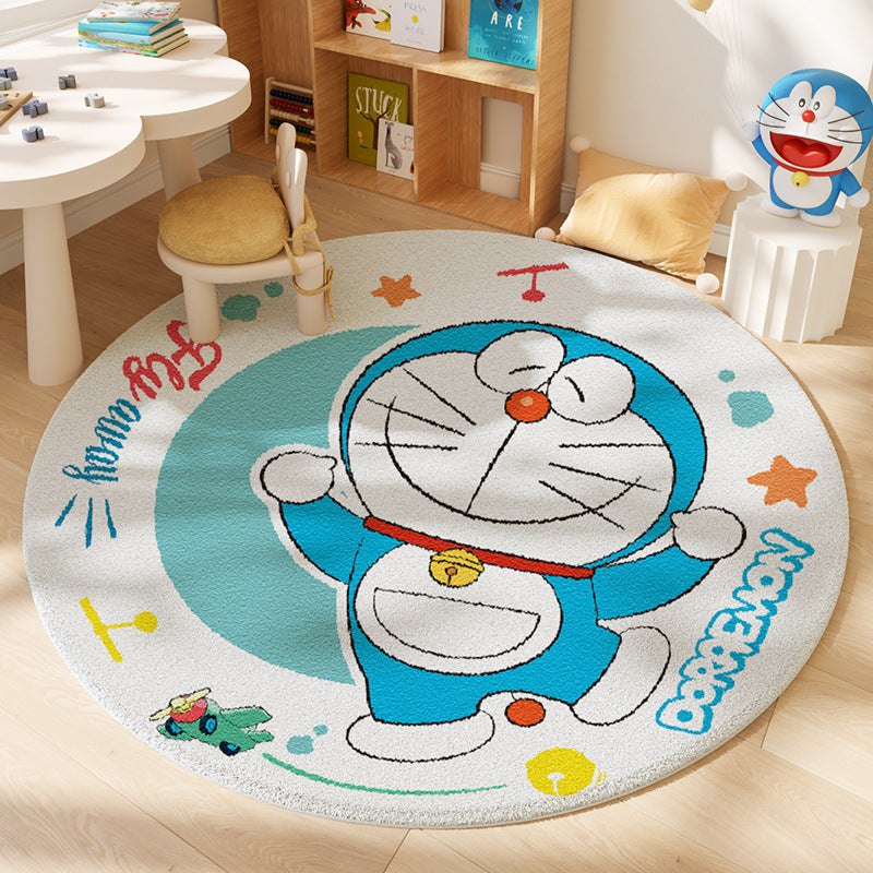 Playful Cartoon Character Area Rug